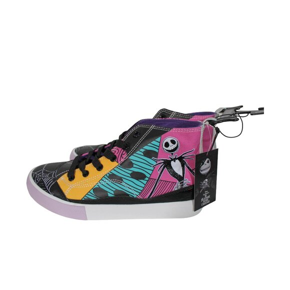 NWT Nightmare Before Christmas High Top Sneakers Pastel Goth Size 8 - Picture 2 of 10
